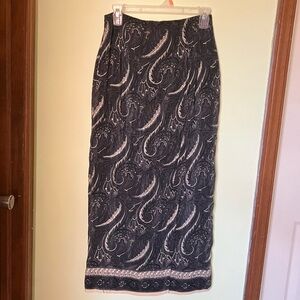 Vintage silk skirt
